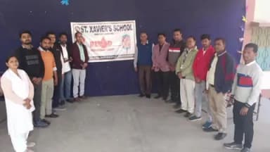 बरहरुवा: कोटालपोखर संत ज़ेवियर्स स्कूल में 24 रक्तवीरों ने किया रक्तदान