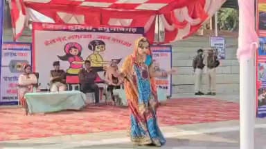 हनुमानगढ़: जिला मुख्यालय पर राष्ट्रीय सड़क सुरक्षा माह का समापन, बच्चों ने यातायात नियमों का दिया संदेश