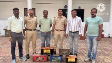 वर्धा: मोहता जीन येथून बॅटऱ्या चोरणारे चोरणारे चोरटे मुद्देमालसह शहर पोलिसांच्या ताब्यात
