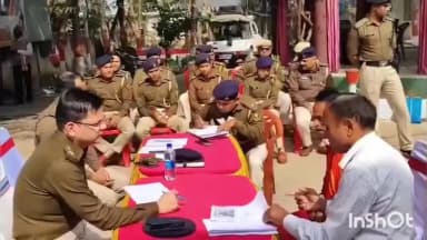 मुंगेर: धरहरा थाना में एसपी सैयद इमरान मसूद का जनता दरबार, समस्याओं के समाधान के निर्देश