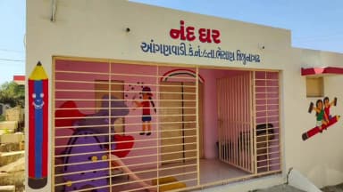 ભેસાણ: ભેંસાણ તાલુકાની ૩૭ આંગણવાડી કેન્દ્રોમાં રંગરોગાન અને સમારકામની કામગીરી પુર્ણ કરવામાં આવી