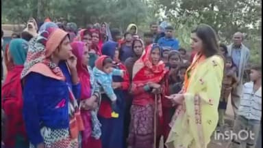 कटनी नगर: कन्हवारा ग्राम में मनरेगा बचाओ कांग्रेस सदस्यों का अभियान