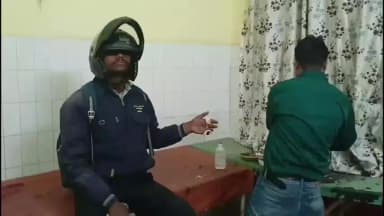 बबेरू: हरदौली गांव के पास तेज रफ्तार बाइक सवार अनियंत्रित होकर गिरकर घायल, सीएचसी बबेरू में कराया भर्ती