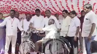 கலசபாக்கம்: வலிப்பு வந்த மாற்றுத்திறனாளிக்கு உதவிய பொதுப்பணித்துறை அமைச்சரின் மகனும் மருத்துவர் ஏ.வ.வே கம்பன்