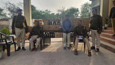 नबीनगर: सुरार से पुलिस की बड़ी कार्रवाई, 423 लीटर विदेशी शराब के साथ तस्कर गिरफ्तार, चार पहिया वाहन किया गया ज़ब्त
