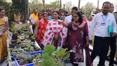 कोंडागांव: कोंडागांव बंधा गार्डन में 2 दिवसीय किसान मेले का शुभारंभ विधायक लता उसेंडी ने किया, 32 किलो का कद्दू आकर्षण बना