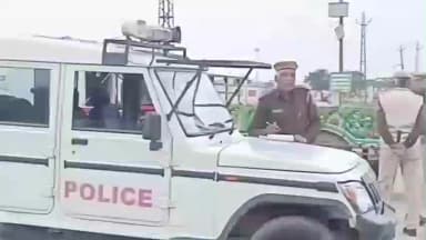 नागौर: नागौर शहर की बीकानेर रोड़ पर कोतवाली पुलिस ने की नाकाबंदी