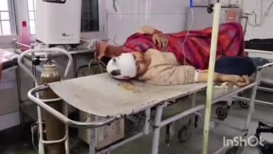 गभाना: हाईवे पर पैराई पुल के पास कार ने बाइक में मारी टक्कर, हादसे में दंपती समेत 3 लोग हुए घायल