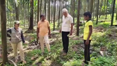 ಬೆಳ್ತಂಗಡಿ: ಬೆಳ್ತಂಗಡಿ ನಗರದ ಮುಗುಳಿಯಲ್ಲಿ ಚಿರತೆ ಪತ್ತೆ