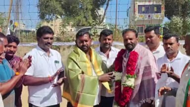 தேன்கனிகோட்டை: தளி கொத்தனூர் கிரானத்தில் நடைப்பெற்ற வாலிபால் போட்டிகளை துவக்கி வைத்த பாஜக மாவட்ட தலைவர்