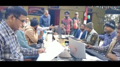 कुमारखंड: श्रीनगर थाना परिसर में लगा जनता दरबार