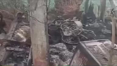 किरावली: किरावली में अज्ञात कारणों से घर में लगी आग, हुआ हजारों का नुकसान