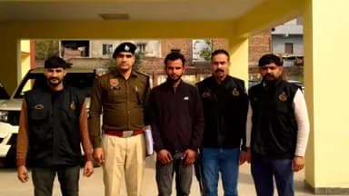 पलवल: मारपीट, हवाई फायर और लूटपाट करने वाला दूसरा आरोपी गिरफ्तार, संगठित अपराध में था शामिल