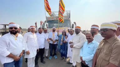 ગાંધીધામ: મહેશ્વરી સમાજ દ્વારા વિશાળ બાઈક રેલી યોજાઈ:ડી.પી.ટી. ગ્રાઉન્ડ ખાતેથી પ્રસ્થાન