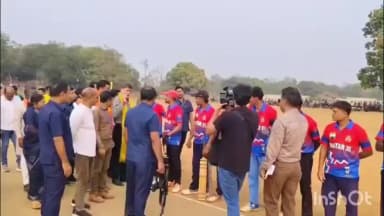 जगदलपुर: उलनार में आयोजित क्रिकेट प्रतियोगिता के समापन पर बीजेपी प्रदेश अध्यक्ष किरण देव पहुंचे, खिलाडियों को किया प्रोत्साहित