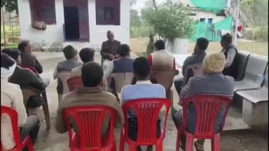 घुवारा: रविदास जयंती को लेकर रामटोरिया चौकी में शांति समिति की बैठक आयोजित