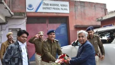 पलवल: बंदियों, कैदियों को मानवीय सुविधाएँ देना जेल प्रशासन की जिम्मेदारी: लोकायुक्त