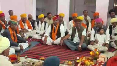 खींवसर: विश्वकर्मा जयंती के मौके पर आयोजित कार्यक्रम में विधायक रेवंत राम डांगा शामिल हुए