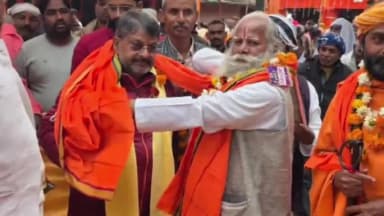 रुदौली: बाबा खाकी दास आश्रम सरैठा में आयोजित भव्य भंडारे में पहुंचे रूदौली विधायक रामचंद्र यादव, लिया आशीर्वाद