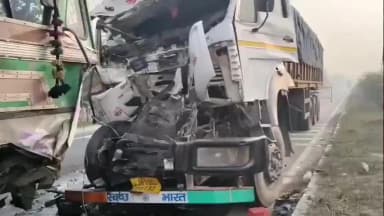 ধূপগুড়ি: ধূপগুড়িতে দুটি লরির মুখোমুখি সংঘর্ষ, মৃত এক চালক গুরুতর আহত আরেকজন