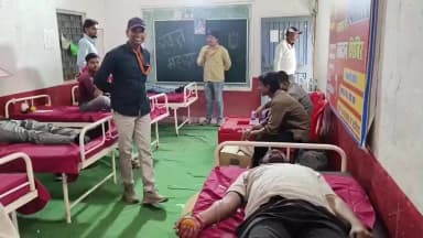 मोहन बड़ोदिया: कन्या शाला मोहन बड़ोदिया में दशहरा उत्सव समिति द्वारा विशाल रक्तदान शिविर, बड़ी संख्या में लोग पहुंचे