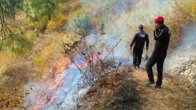 डुंडा: फायर टीम ने बड़ेथी के पास जंगल में लगी आग को बस्ती तक फैलने से बचा लिया, ग्रामीणों ने ली राहत की सांस