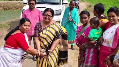 হরিপাল: কৈকালা মনসা পোঁতা ক্লাবের বাৎসরিক ক্রীড়া প্রতিযোগিতায় উপস্থিত বিধায়িকা করবী মান্না