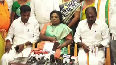 மாம்பலம்: பட்ஜெட்டை விமர்சிக்கும் தமிழக முதலமைச்சருக்கு எனது கடும் கண்டனம் - முதலமைச்சர் திருக்குறளை விமர்சிக்கிறார் கமலாலயத்தில் தமிழிசை ஆவேசம்