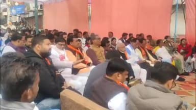 शिवपुरी नगर: माधव चौक पर केंद्रीय बजट का सजीव प्रसारण, भाजपा जिलाध्यक्ष ने बताया 'आत्मनिर्भर भारत' का संकल्प