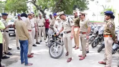 पालम: पालम पोलिसांनी चोरीला गेलेली बारा दुचाकी वाहने केली जप्त