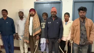 बड़हिया: बड़हिया पुलिस की सख्त कार्रवाई: मारपीट के वारंटी सहित सात लोग गिरफ्तार