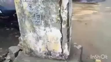 वाड्रफनगर: स्वागत द्वार हादसे को न्योता देता है, जिम्मेदारों की लापरवाही उजागर