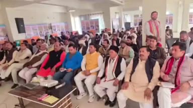 नूह: नूंह: भाजपा कार्यकर्ताओं में बजट को लेकर उत्साह