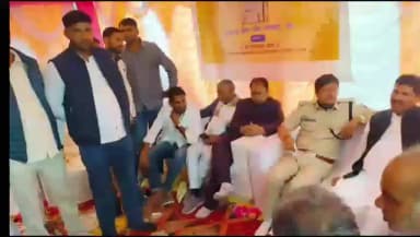 हिण्डौन: सेवा निवृत हुए दिल्ली कस्टम अधिकारी ओपी मीना का जगह-जगह हुआ सम्मान, पूर्व मंत्री रमेश मीना गांवड़ा समारोह में हुए शामिल