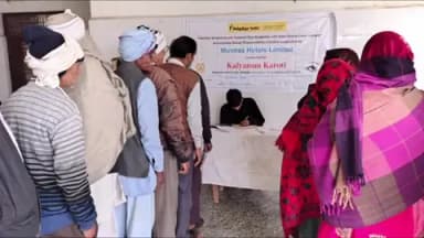 किरावली: अछनेरा में नेत्र चिकित्सा शिविर में 121 लोगों का किया गया परीक्षण