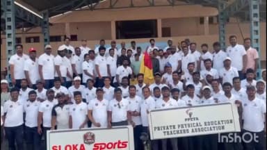 తిమ్మాపూర్ ఎల్ఎండీ కాలనీ: అంబేద్కర్ స్టేడియంలో ఉత్సాహంగా ప్రారంభమైన ప్రైవేట్ పీఈటి క్రికెట్ ఛాంపియన్షిప్ పోటీలు