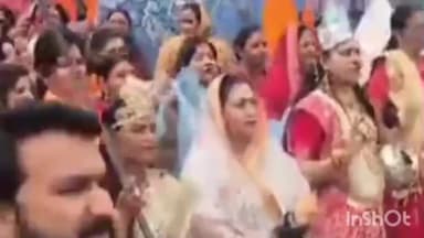 महाकाल मंदिर परिसर में 1400 से अधिक महिलाओं ने एक साथ किया शिव पंचाक्षर स्तोत्र का सामूहिक पाठ