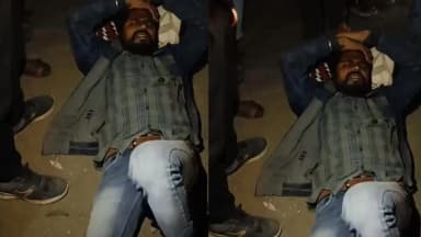 खंडवा: पंधाना रोड पर ट्रक और बाइक की टक्कर, सत्यम पटेल गंभीर घायल, पैर में फ्रैक्चर की आशंका