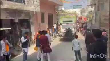 रूपनगर: रूपनगढ़ में विराट हिंदू सम्मेलन को लेकर कस्बे में भव्य कलश व शोभायात्रा का आयोजन, पुलिस प्रशासन रहा अलर्ट