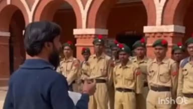 डुमरांव: राज उच्च विद्यालय डुमरांव में एनसीसी का सात दिवसीय प्रशिक्षण शिविर शुरू, जिम्मेदारी और देश सेवा की भावना होगी विकसित