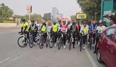 તાલોદ: તલોદના જાણીતા ડોક્ટર પૂર્વી શાહે 88 કલાકમાં 1200 કિલોમીટર સાયકલિંગ પૂર્ણ કરી ઇતિહાસ રચ્યો.