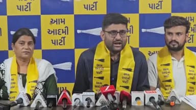 ભેસાણ: આમ આદમી પાર્ટીના વિસાવદર, ભેંસાણ ધારાસભ્ય ગોપાલભાઈ ઈટાલિયા દ્વારા પત્રકાર પરિષદ યોજાઇ