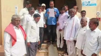 జుక్కల్: మద్నూర్ లో కబ్జాకు గురైన రహదారిని సర్వే చేయించి, రైతుల ఇబ్బందులు తీర్చాలని, తహసిల్దార్ కు వినతి పత్రం అందజేత