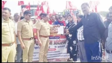 ब्रह्मपूरी: विविध मागण्यासाठी गांगलवाडी टी पॉईंट जवळ चक्काजाम आंदोलन