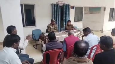 कैरो: कैरो थाना परिसर में शब-ए-बारात को लेकर शांति समिति की बैठक, सड़क सुरक्षा पर हुई चर्चा