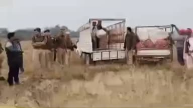 ज्ञानपुर: ज्ञानपुर में 248 मामलों में जब्त 23864 लीटर अवैध शराब को किया गया नष्ट