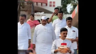 सातारा: अजित दादांनी लावलेल्या साताऱ्यातील संगम माहूली येथील झाडाला दादांच्याच अस्थी अर्पण