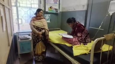 দুবরাজপুর: অসুস্থতাকেও হার মানিয়ে হাসপাতালে বসেই মাধ্যমিকের ইংরেজি পরীক্ষা দিল নার্গিস