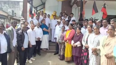 உதகமண்டலம்: உதகை கலைஞர் அறிவாலய முகப்பில் பேரறிஞர் அண்ணாவின் 57வது நினைவு நாள் அனுசரிப்பு