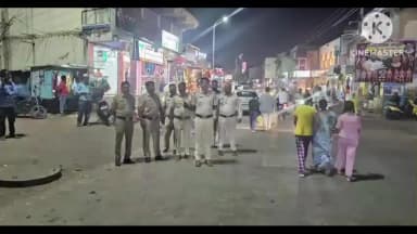 ಮುದ್ದೇಬಿಹಾಳ: ಪಟ್ಟಣದಲ್ಲಿ ಪೊಲೀಸ್ ಅಧಿಕಾರಿಗಳಿಂದ ಪುಟ್ ಪೆಟ್ರೋಲಿಂಗ್